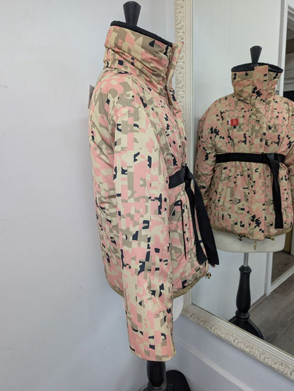 PE Nation Combat Olive Grey Reversible Jacket. Size 6.
