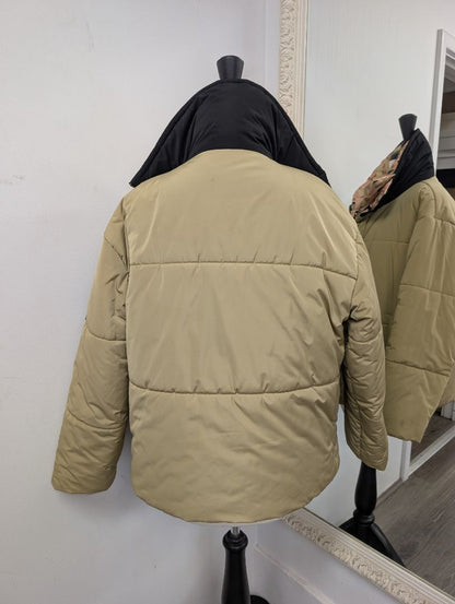 PE Nation Combat Olive Grey Reversible Jacket. Size 6.