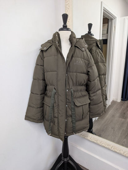 Aje Athletica Belted Puffer Jacket. Size 8.