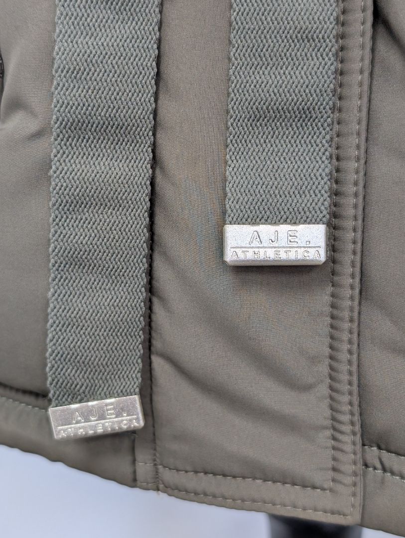 Aje Athletica Belted Puffer Jacket. Size 8.