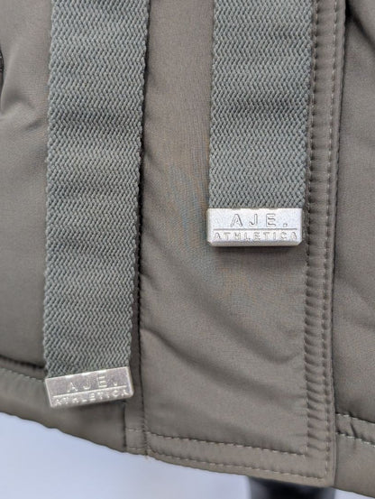Aje Athletica Belted Puffer Jacket. Size 8.