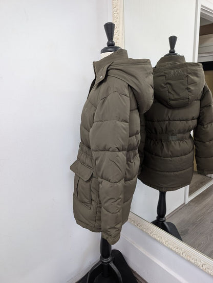 Aje Athletica Belted Puffer Jacket. Size 8.