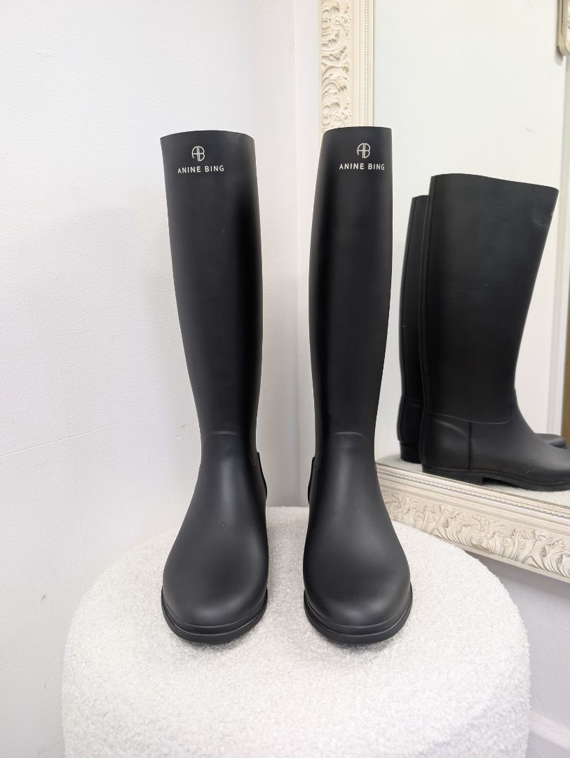 Anine Bing Kari Rain Boots. Size 39.