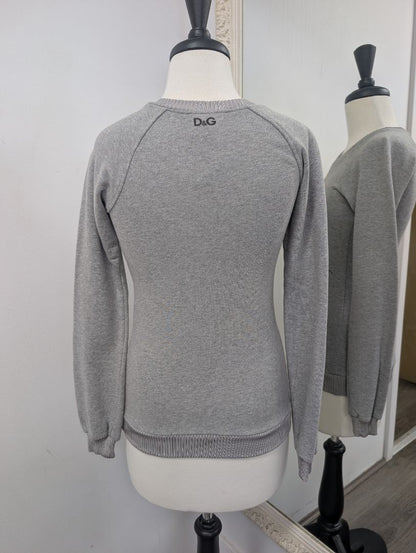 Dolce & Gabbana, Disney Grey Sweater. Size 6.
