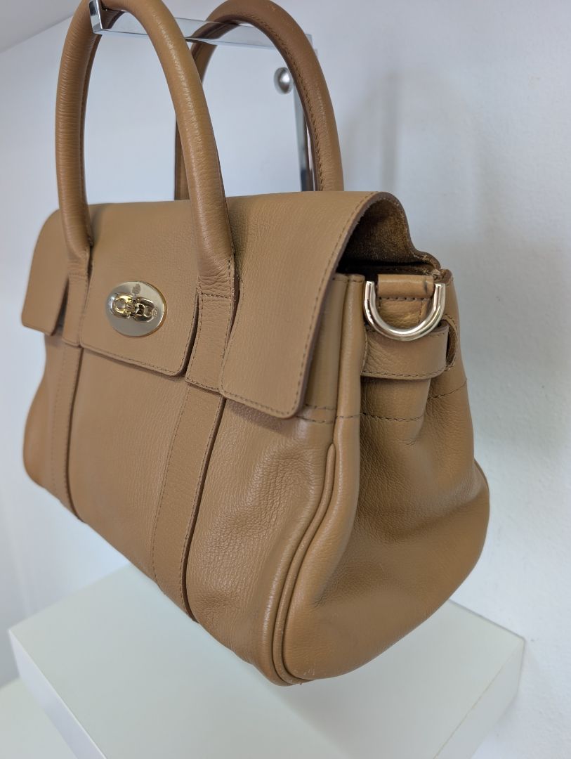 Mulberry Mini Bayswater Tan Satchel