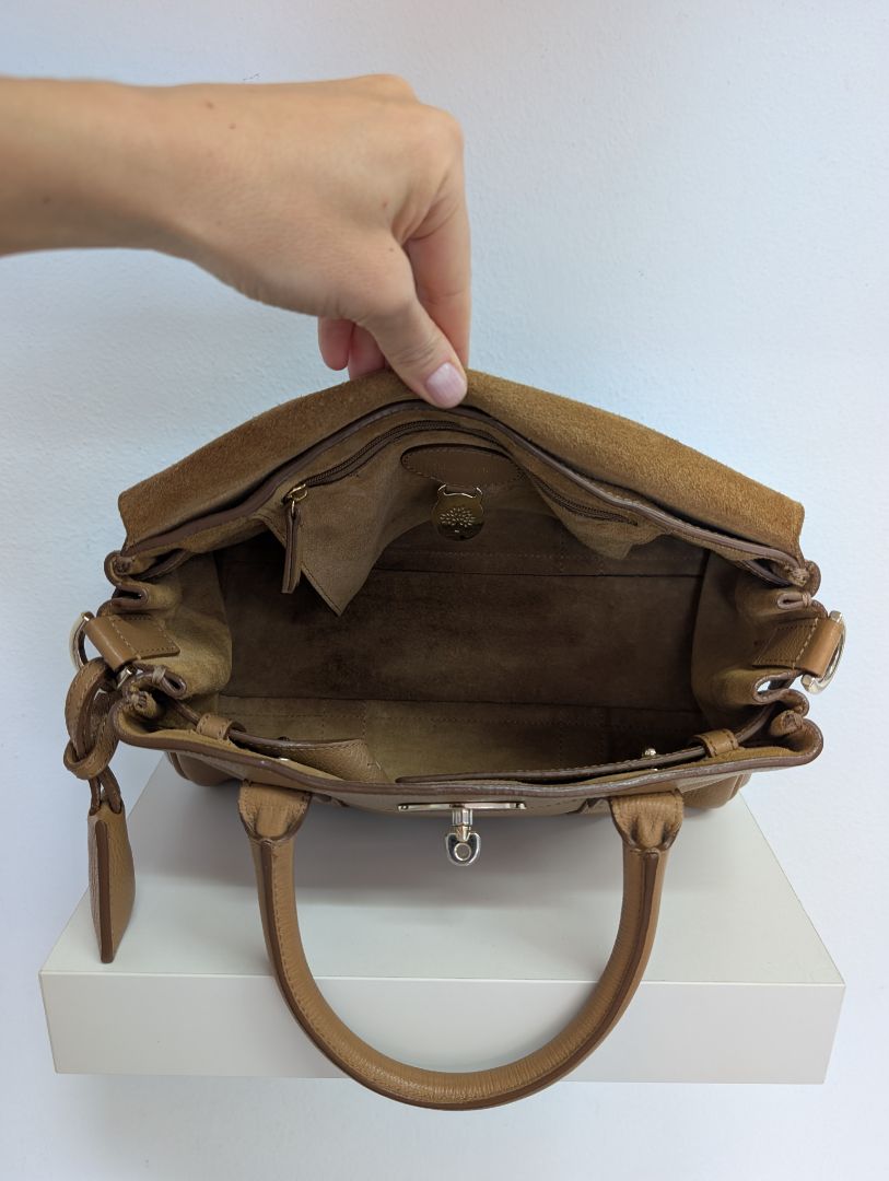 Mulberry Mini Bayswater Tan Satchel