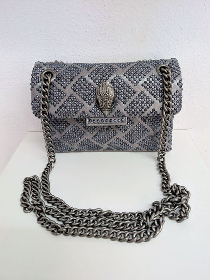 Kurt Geiger Fabric Mini Kensington Cross Body Bag