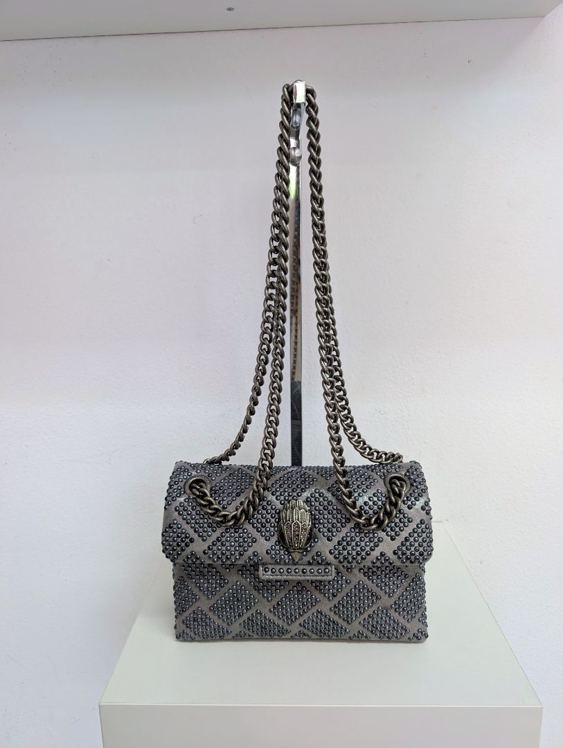Kurt Geiger Fabric Mini Kensington Cross Body Bag