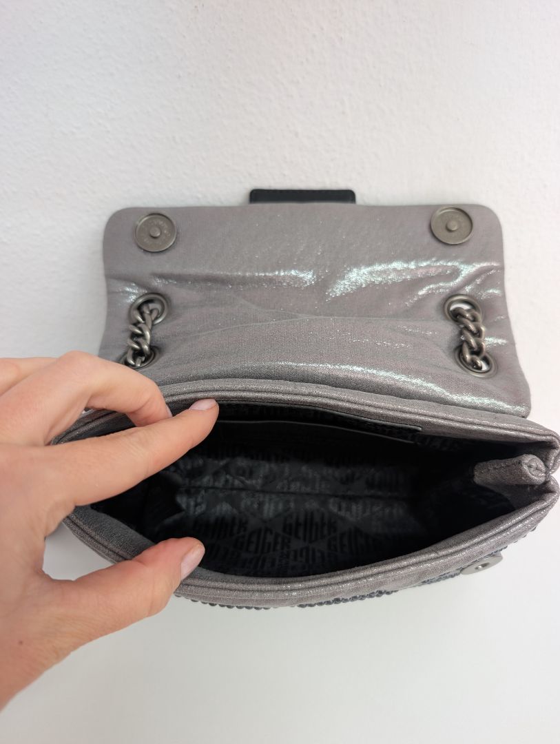 Kurt Geiger Fabric Mini Kensington Cross Body Bag