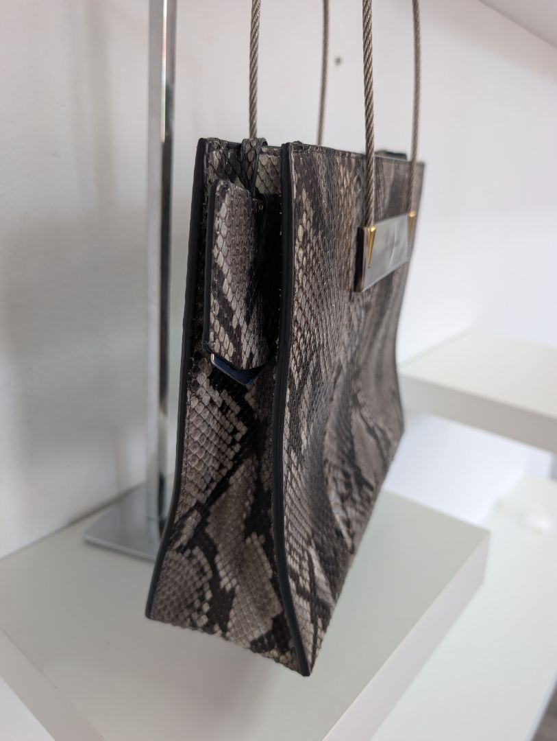 Balenciaga Phython Cable Shopper Bag