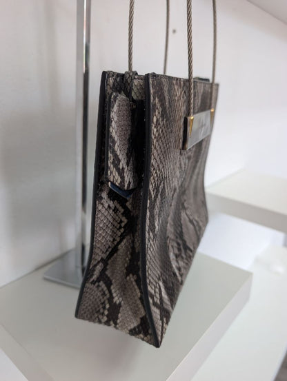 Balenciaga Phython Cable Shopper Bag