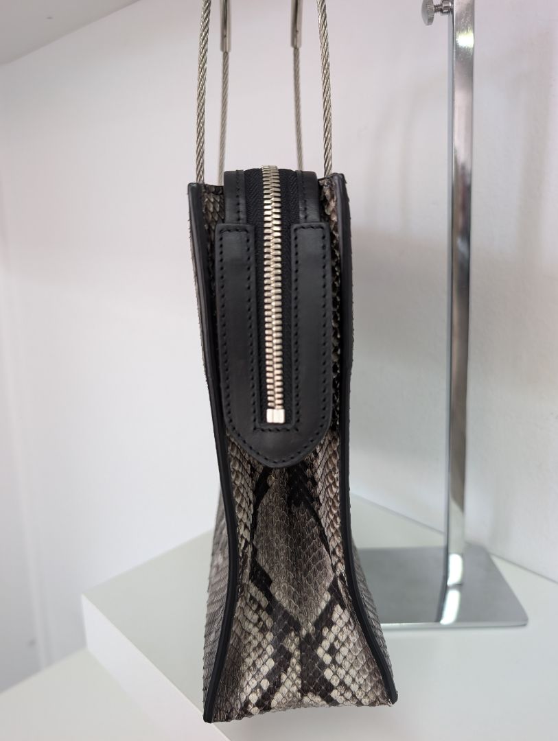 Balenciaga Phython Cable Shopper Bag