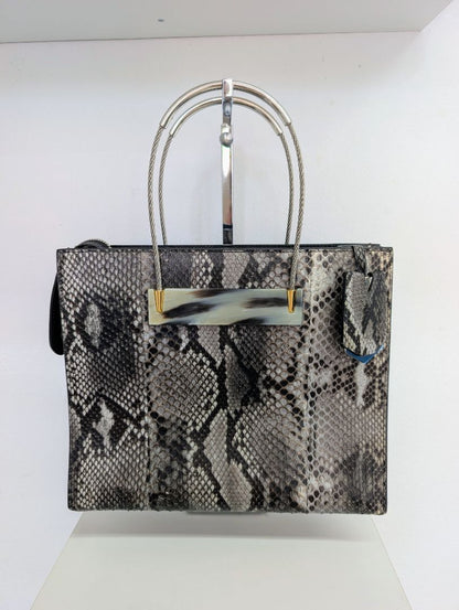 Balenciaga Phython Cable Shopper Bag