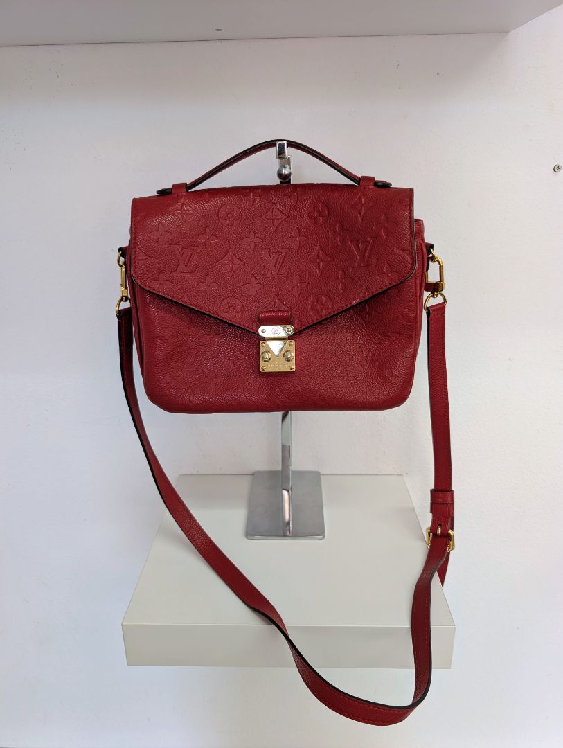Louis Vuitton Pochette Red Metis Bag