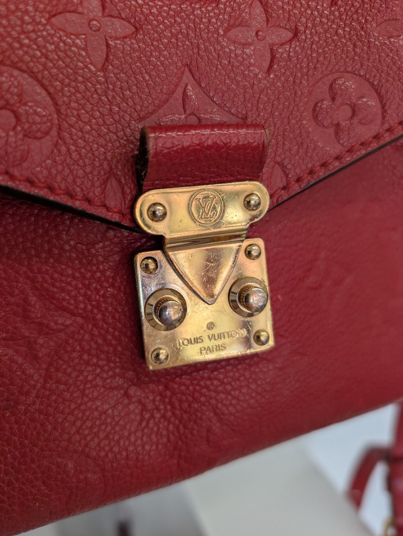 Louis Vuitton Pochette Red Metis Bag