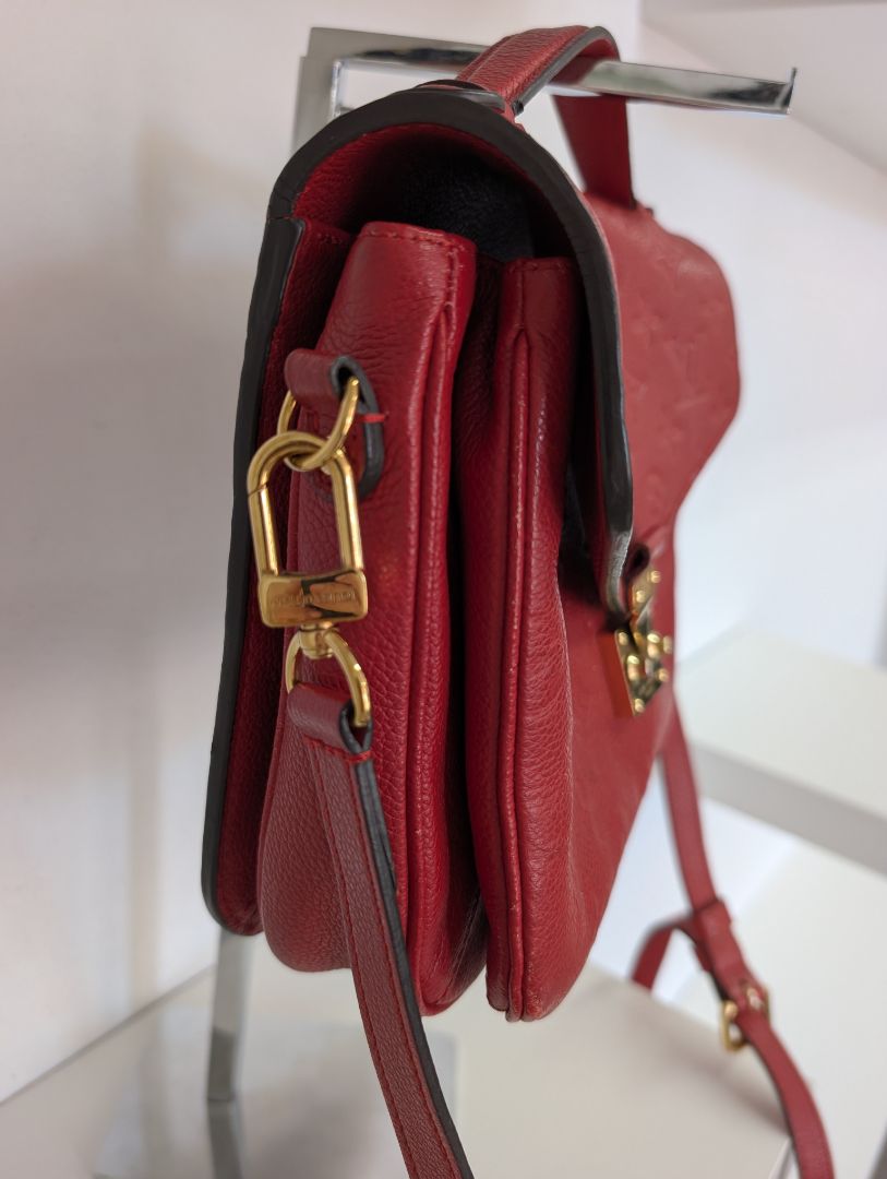 Louis Vuitton Pochette Red Metis Bag