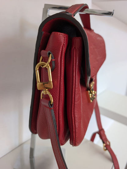 Louis Vuitton Pochette Red Metis Bag