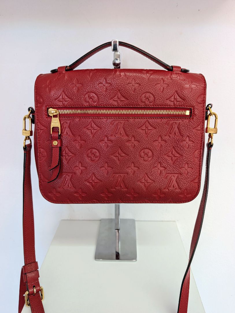 Louis Vuitton Pochette Red Metis Bag