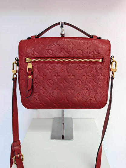 Louis Vuitton Pochette Red Metis Bag