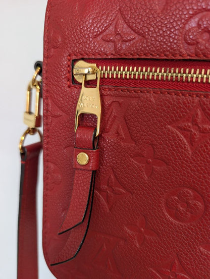 Louis Vuitton Pochette Red Metis Bag