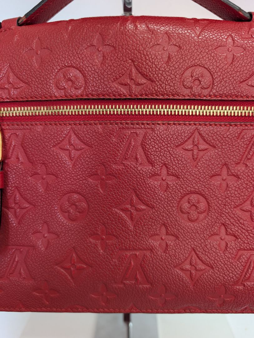 Louis Vuitton Pochette Red Metis Bag