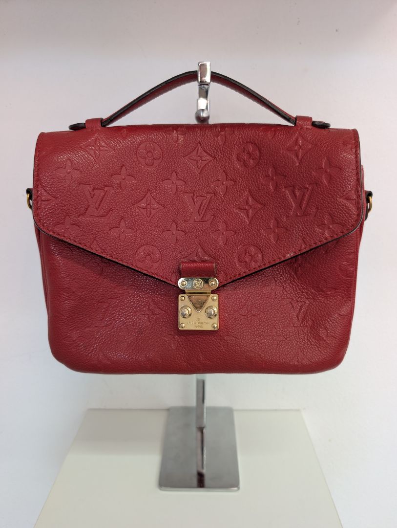 Louis Vuitton Pochette Red Metis Bag