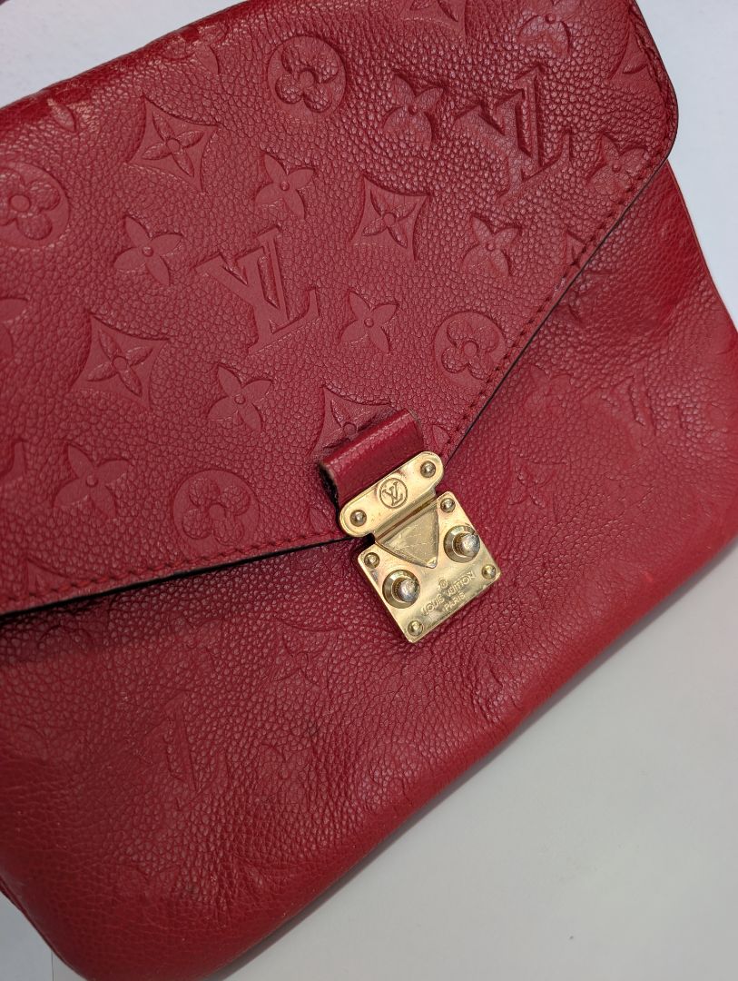 Louis Vuitton Pochette Red Metis Bag