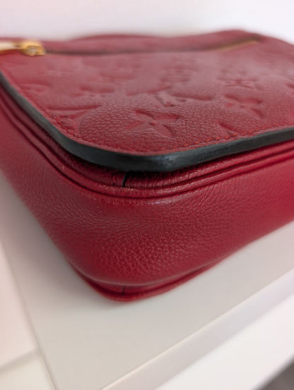 Louis Vuitton Pochette Red Metis Bag