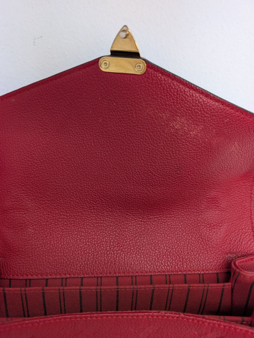Louis Vuitton Pochette Red Metis Bag