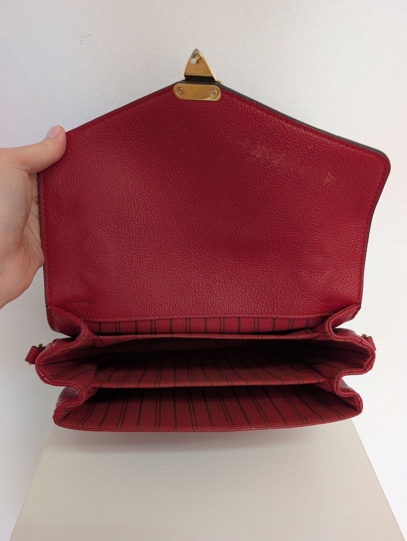 Louis Vuitton Pochette Red Metis Bag