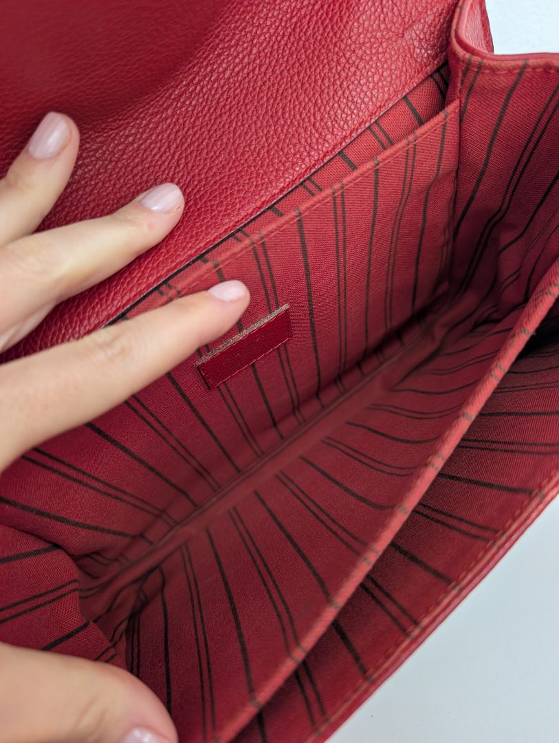 Louis Vuitton Pochette Red Metis Bag