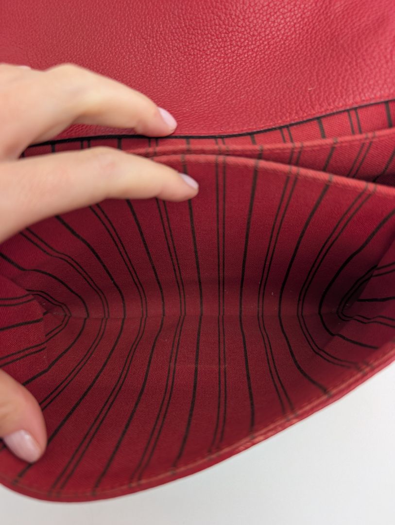 Louis Vuitton Pochette Red Metis Bag