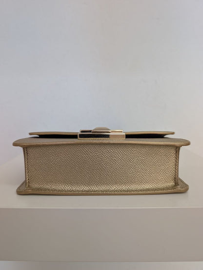 Furla Gold Venere Crossbody and Clutch Bag