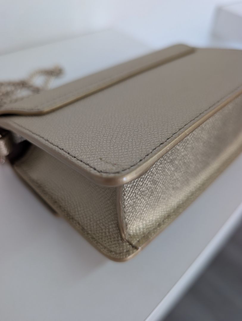 Furla Gold Venere Crossbody and Clutch Bag
