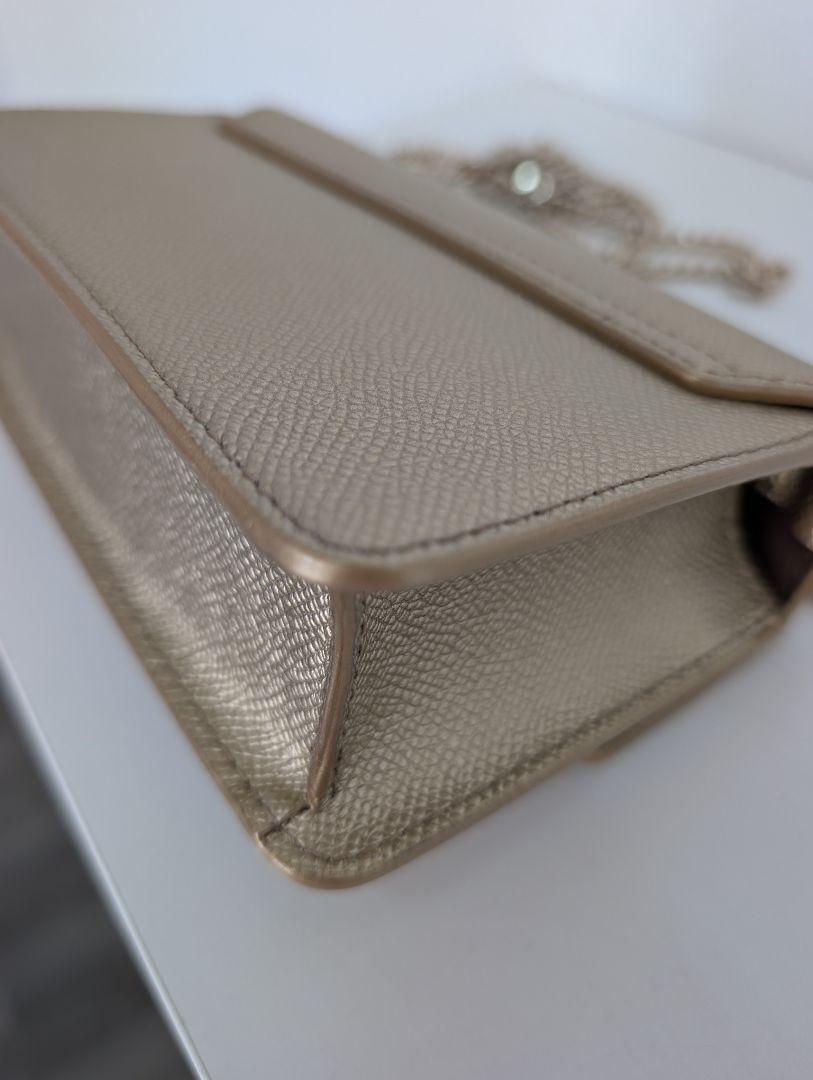Furla Gold Venere Crossbody and Clutch Bag