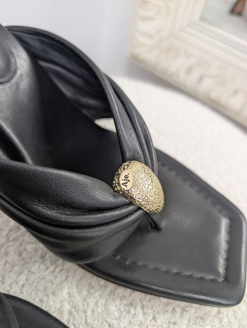 Aje Alessia Heel Sandal. Size 38.