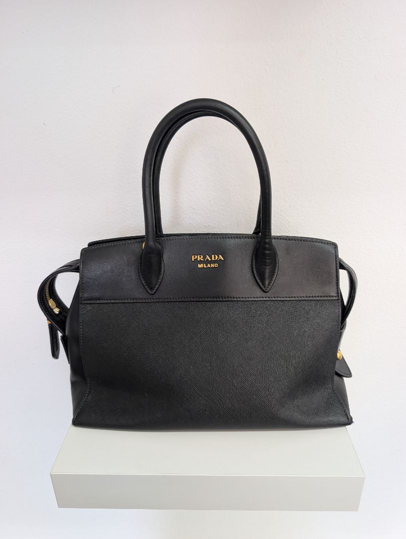 Prada Saffiano and City Calf Esplanade Bag