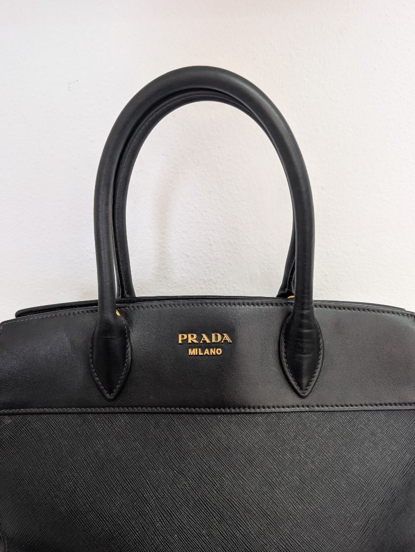 Prada Saffiano and City Calf Esplanade Bag