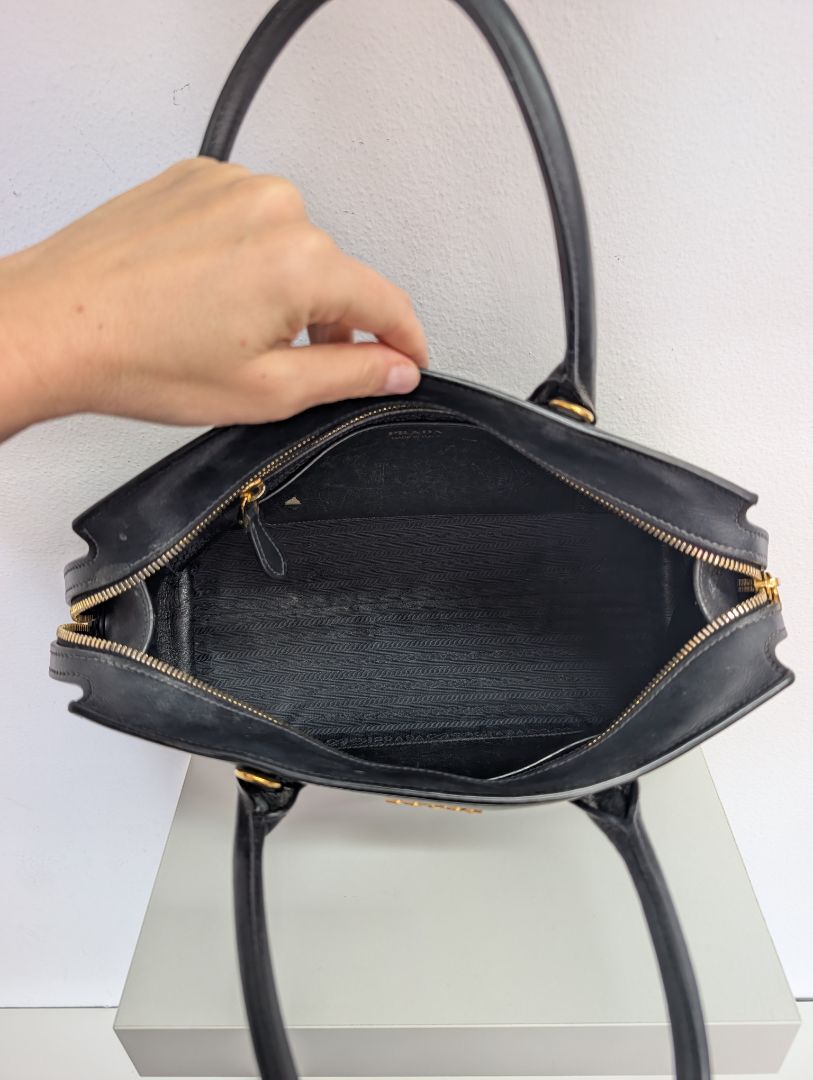 Prada Saffiano and City Calf Esplanade Bag