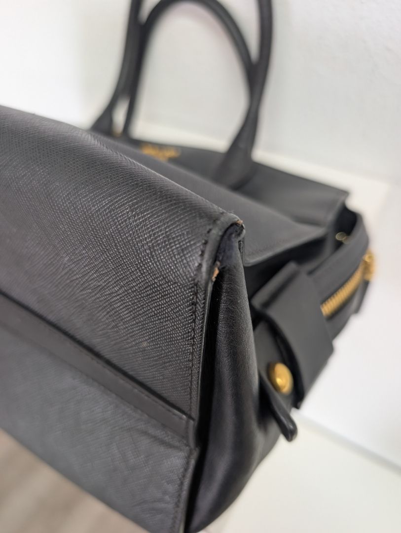 Prada Saffiano and City Calf Esplanade Bag