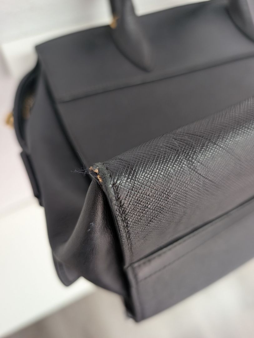 Prada Saffiano and City Calf Esplanade Bag