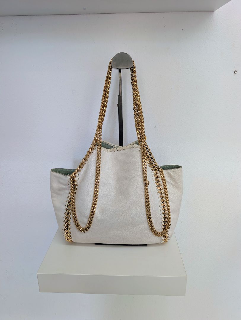 Stella McCartney Mini Falabella Fold Over Tote Bag