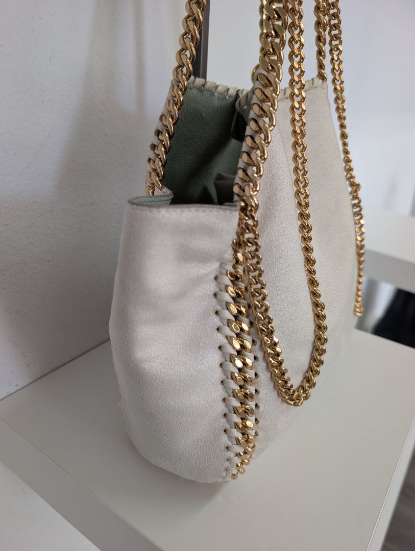 Stella McCartney Mini Falabella Fold Over Tote Bag