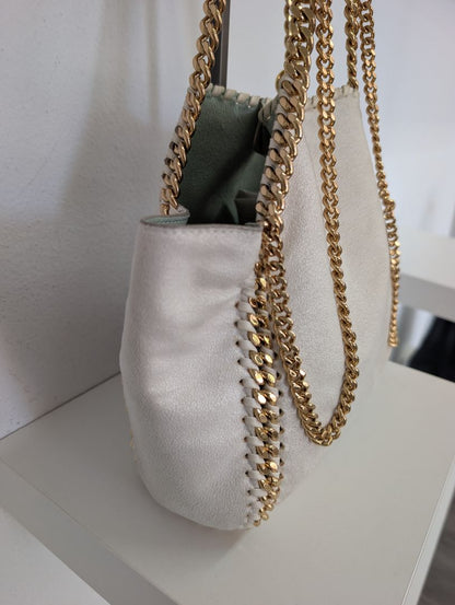 Stella McCartney Mini Falabella Fold Over Tote Bag