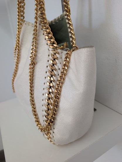 Stella McCartney Mini Falabella Fold Over Tote Bag