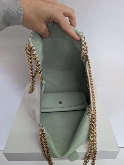 Stella McCartney Mini Falabella Fold Over Tote Bag