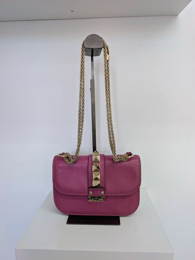Valentino Garavani Mini Glamlock Rockstud Bag