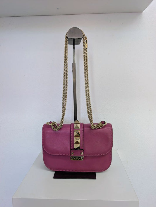 Valentino Garavani Mini Glamlock Rockstud Bag