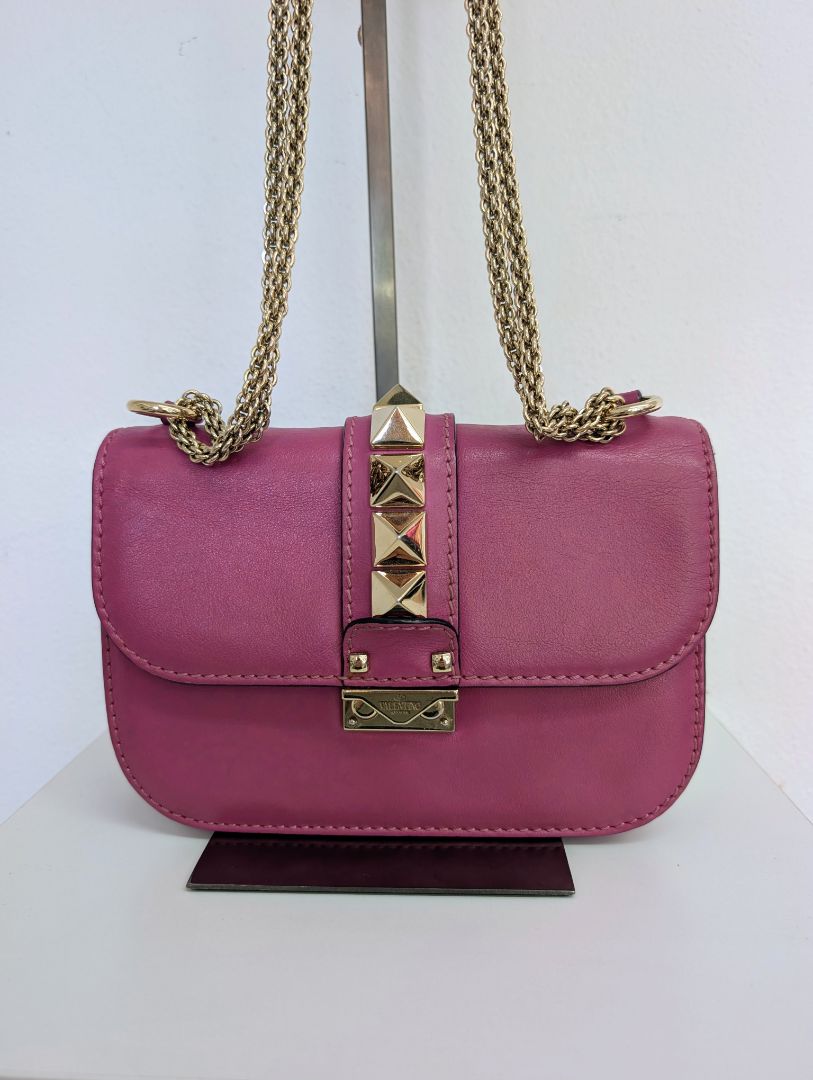 Valentino Garavani Mini Glamlock Rockstud Bag