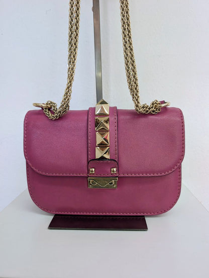 Valentino Garavani Mini Glamlock Rockstud Bag